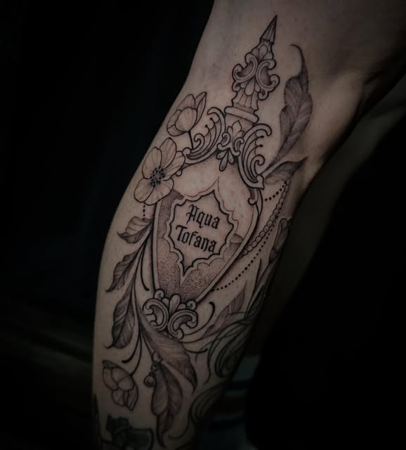 Ornamental forearm piece by Savanna Blair